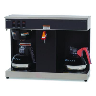 Vlpf 12-Cup Automatic Coffee Brewer, Gray/Stainless Steel