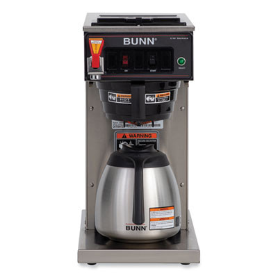 Cwtf15-Tc 12-Cup Automatic Thermal Coffee Brewer, Gray/Stainless Steel