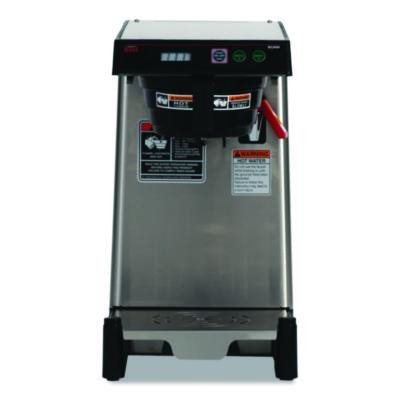 Wave15-Aps Low Profile Automatic Airpot Coffee Brewer, 12-Cup, Gray/Stainless Steel