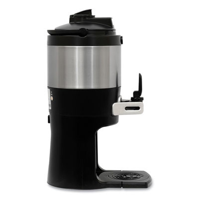 Thermofresh Server, 128 Oz, Silver/Black