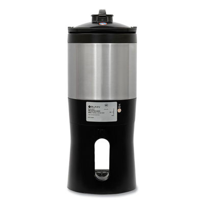 Thermofresh Server With Mechanical Sight Gauge, 128 Oz, Silver/Black