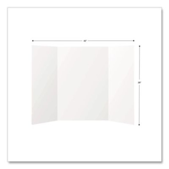 Trifold Display Boards, 28 x 40, White