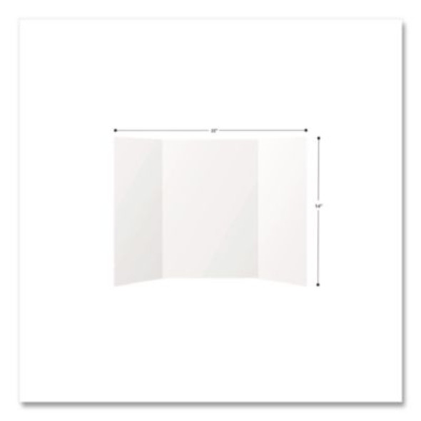 Trifold Display Boards, 14 x 22, White