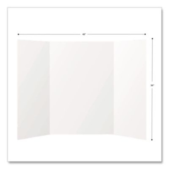 Trifold Display Boards, 36 x 48 x 0.2, White
