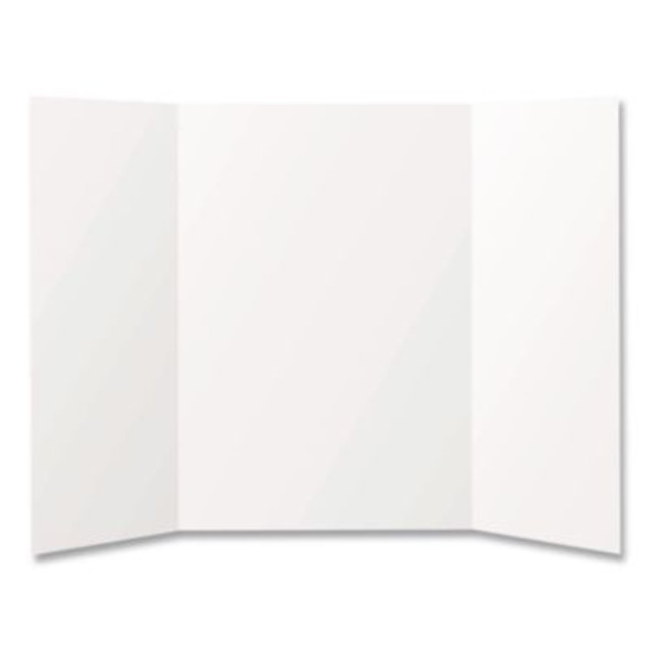 Trifold Display Boards, 36 x 48 x 0.2, White