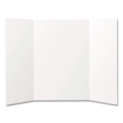 Trifold Display Boards, 36 x 48 x 0.2, White