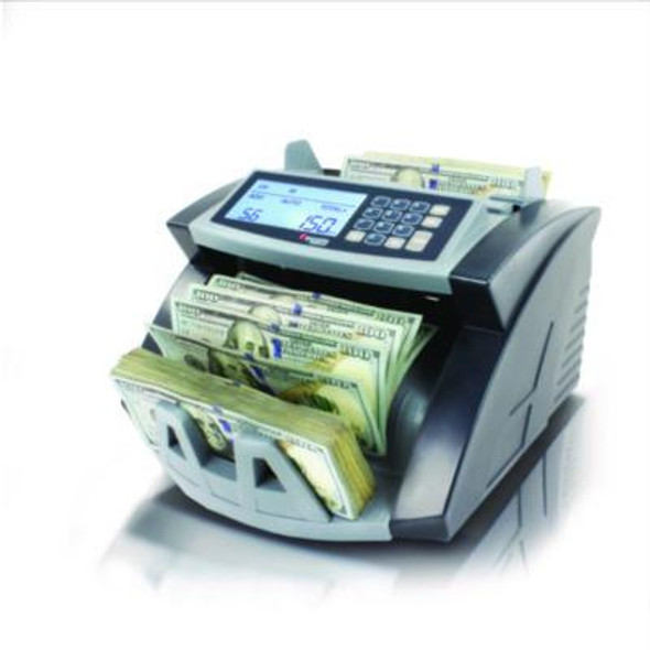 5520Uv/Mg Cash Counter, 1,300 Bills/Min, 9.7" x 11.5" x 7.5", Gray