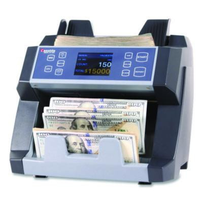 6600 Uv/Mg Top Loading Bill Counter, 1,400 Bills/Min, 10.2" x 11" x 8.1", Gray