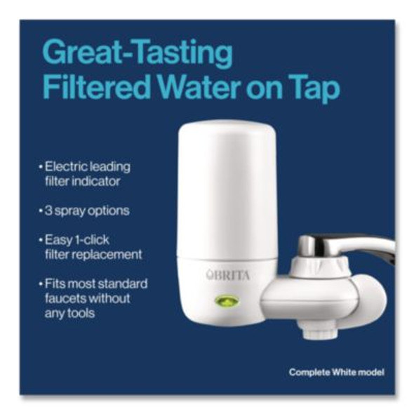 On Tap Faucet Water Filter System Replacement Filters, Faucet Filter, White