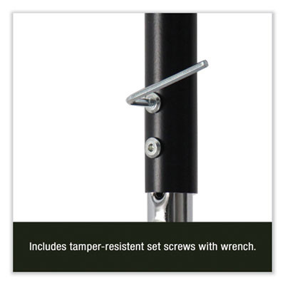 Markerboard Activity Table, Kidney Shape, 72" x 48" x 19" To 29", White Top, Black Legs, 4/Pallet