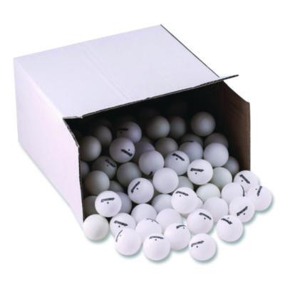 Table Tennis Balls, Official Size, White, 144/Carton