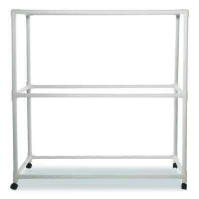 9 Ball Abs Storage Cart, Plastic, 132 Lb Capacity, 19 x 62 x 67, White