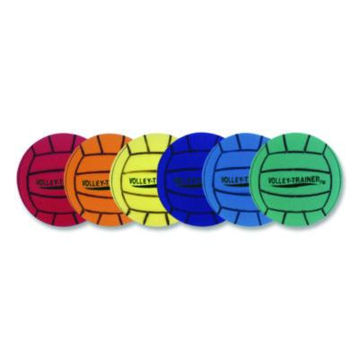 Ultra Foam Volleyball Set, 8" Diameter, Assorted Colors, 6/Set