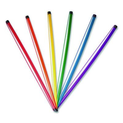 Jump Rope Baton Set, 32", Assorted Colors, 6 Batons/Set