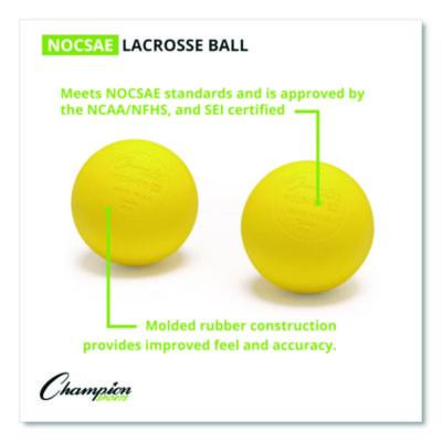 Bucket Of Lacrosse Balls, Official Size, Yellow, 36 Balls/Bucket