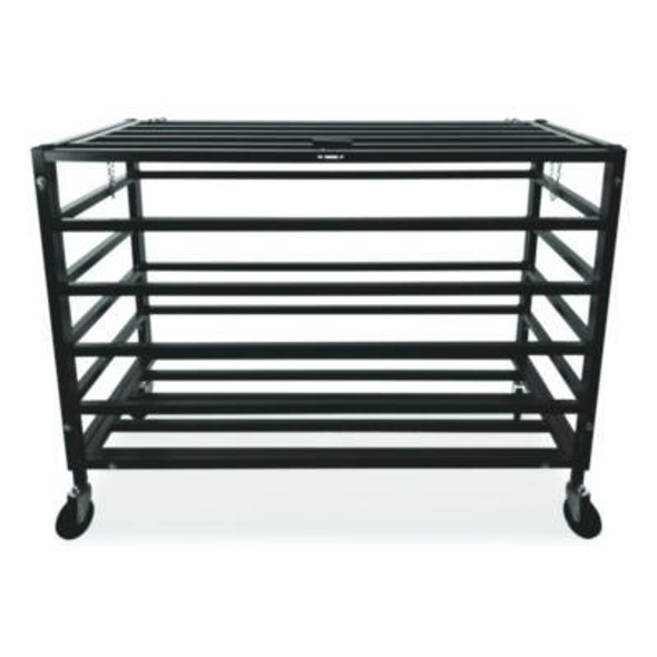 All Pro Lockable Ball Locker, Metal, 220 Lb Capacity, 24 x 47 x 37, Black