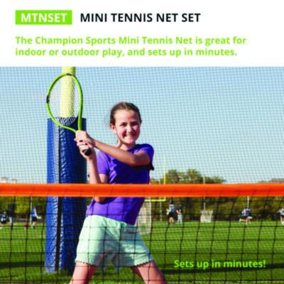 Mini Tennis Net Set, 2.8 Ft x 10 Ft
