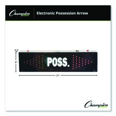 Electronic Possession Arrow, 21" x 3" x 6", Black Face, Red Graphics