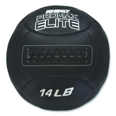 Rhino Promax Elite Medicine Ball, 14 Lb, Black