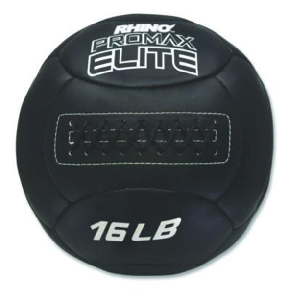 Rhino Promax Elite Medicine Ball, 16 Lb, Black