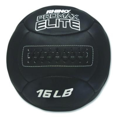 Rhino Promax Elite Medicine Ball, 16 Lb, Black