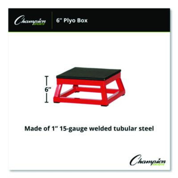Plyo Box, 6" h, 13 x 13 Base