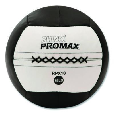 Rhino Promax Medicine Ball, 18 Lb, Black