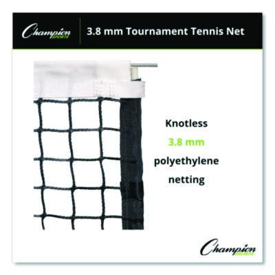 Four-Season Tournament Tennis Net, 42 Ft x 3.5 Ft, 0.13" Dia