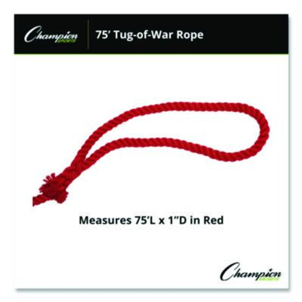 4-Way Tug Of War Rope, 75 Ft, 1" Dia