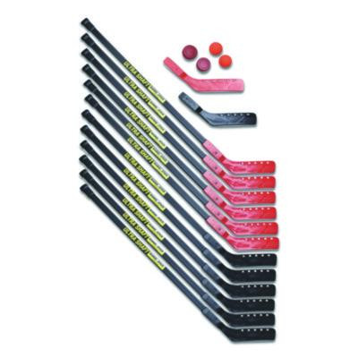 Ultra Shaft Hockey Set, Twelve 42" Hockey Sticks/Two Pucks/Two Balls/Two Extra Blades