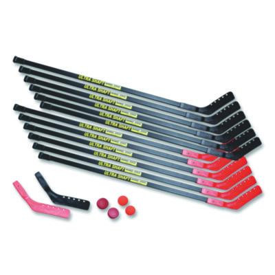 Ultra Shaft Hockey Set, Twelve 52" Hocket Sticks/Two Balls/Two Pucks/Two Extra Blades