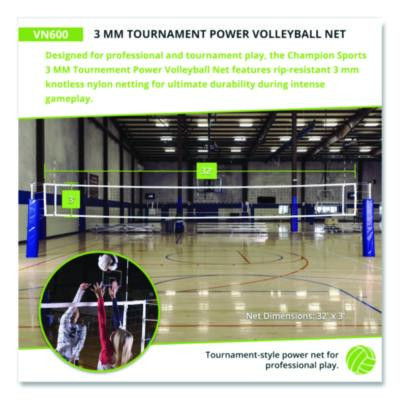Tournament Power Volleyball Net, 32 Ft x 3 Ft