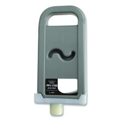 Compatible Photo Black Ink, Replacement For Pfi-1700 (0775C001Aa), 700 Ml