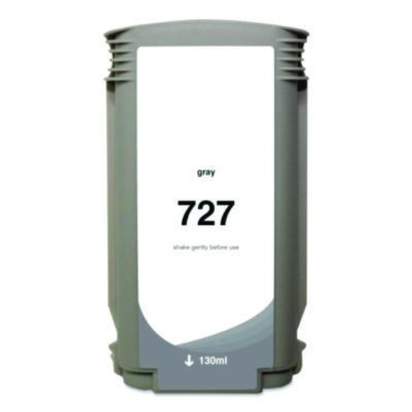 Compatible Gray Ink, Replacement For 727 (B3P24A), 130 Ml