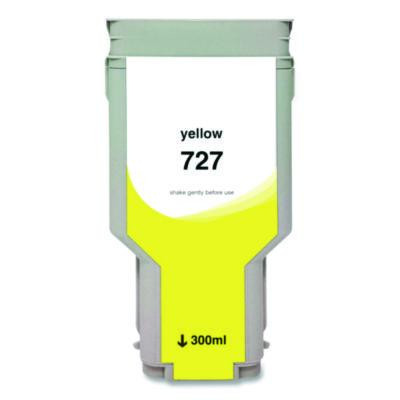 Compatible Yellow High-Yield Ink, Replacement For 727Xl (F9J78A), 300 Ml