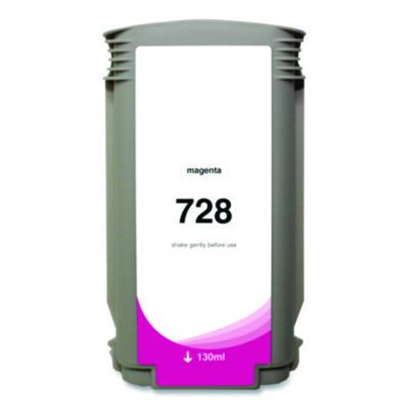 Compatible Magenta Ink, Replacement For 728 (F9J66A), 130 Ml