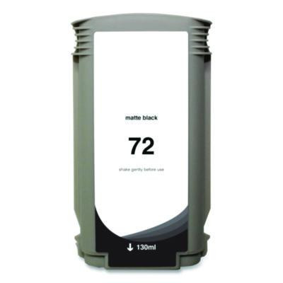 Remanufactured Matte Black High-Yield Ink, Replacement For 72 (C9403A), 130 Ml