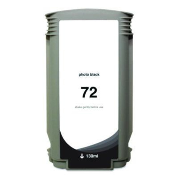Remanufactured Photo Black High-Yield Ink, Replacement For 72 (C9370A), 130 Ml
