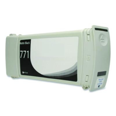 Remanufactured Matte Black Ink, Replacement For 771 (Ce037A, B6Y15A) 775 Ml