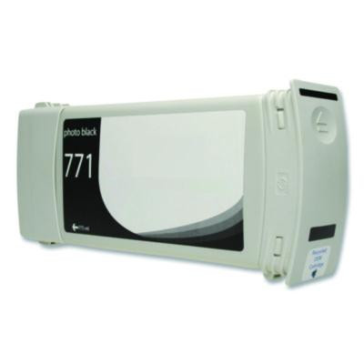 Remanufactured Photo Black Ink, Replacement For 771 (Ce043A, B6Y21A), 775 Ml