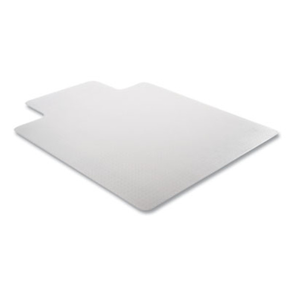 Duramat Moderate Use Chair Mat With Lip For Low Pile Carpeting, Dock Delivered, Beveled Edges, 36" x 48", Clear, 50/Pallet