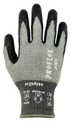 Proflex 7072 Ansi A7 Nitrile-Coated Cr Gloves, En388: 4X44F, 7" Long, X-Small, Gray, Pair