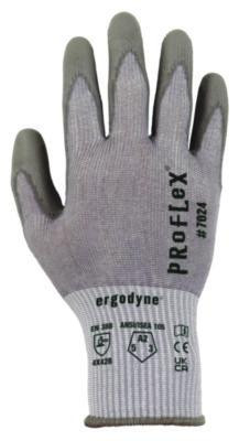 Proflex 7024 Ansi A2 Pu Coated Cr Gloves, En388: 4X42B, 7" Long, X-Small, Gray, Pair