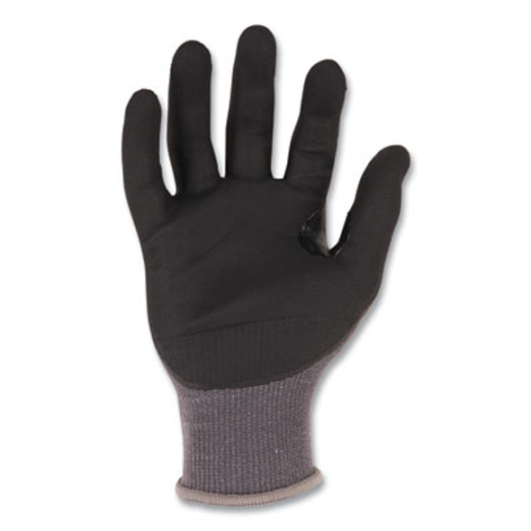 Proflex 7043 Ansi A4 Nitrile Coated Cr Gloves, En388: 4X42D, 9" Long, X-Large, Gray, 12 Pairs
