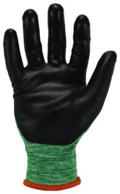Proflex 7002-Eco Recycled Pu Coated Gloves, En388: 3131, 7.25" Long, Small, Green, Pair