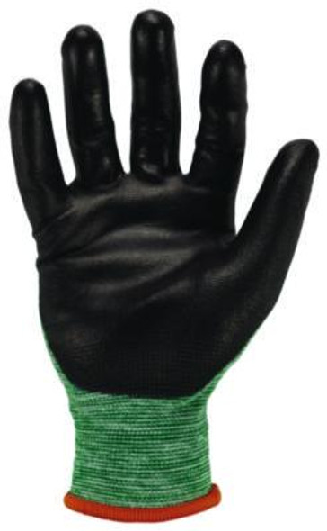 Proflex 7002-Eco Recycled Pu Coated Gloves, En388: 3131, 8" Long, Large, Green, Pair
