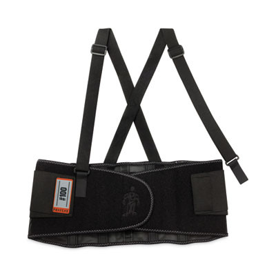 Proflex 100 Economy Spandex Back Support Brace, X-Small, 20" To 25" Waist, Black