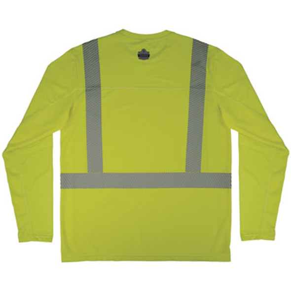 Chill-Its 6688 Type R Class 2 Cooling Hi-Vis Sun Shirt With Uv Protection, 3X-Large, Lime
