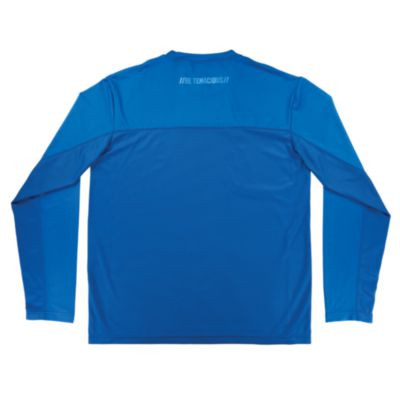 Chill-Its 6689 Cooling Long Sleeve Sun Shirt With Uv Protection, 3X-Large, Blue