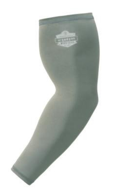 Chill-Its 6690 Performance Knit Cooling Arm Sleeve, Polyester/Spandex, Medium, Gray, Pair